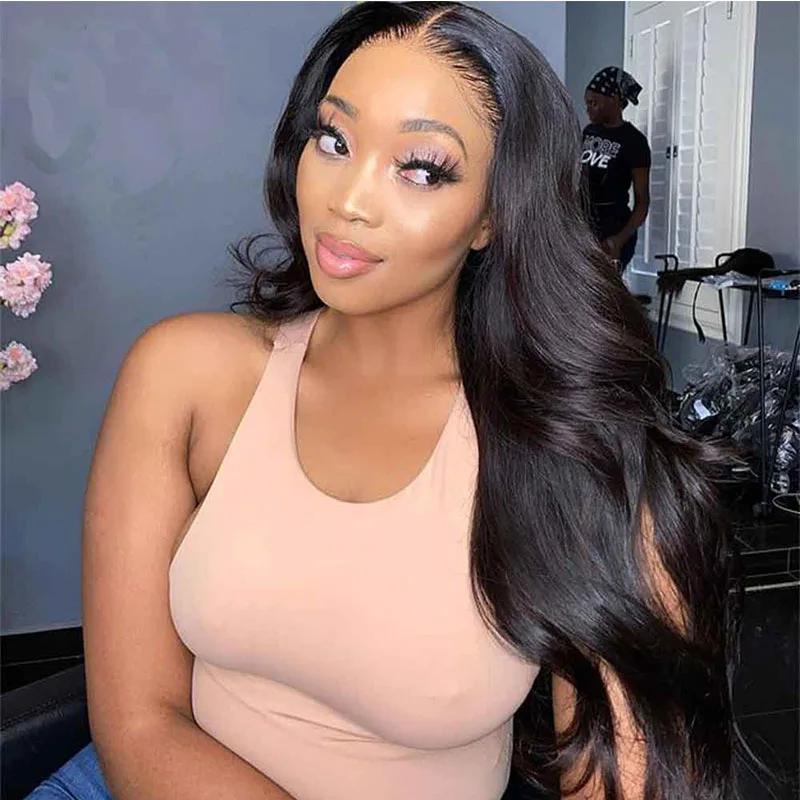 Body Wave Lace Frontal θ  360 Lace Front Wig For Black Women Indian Transparent Remy Wig Alipanda